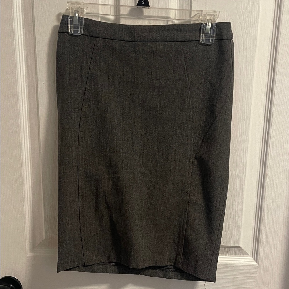 Necessary Objects Dark Gray Pencil Skirt